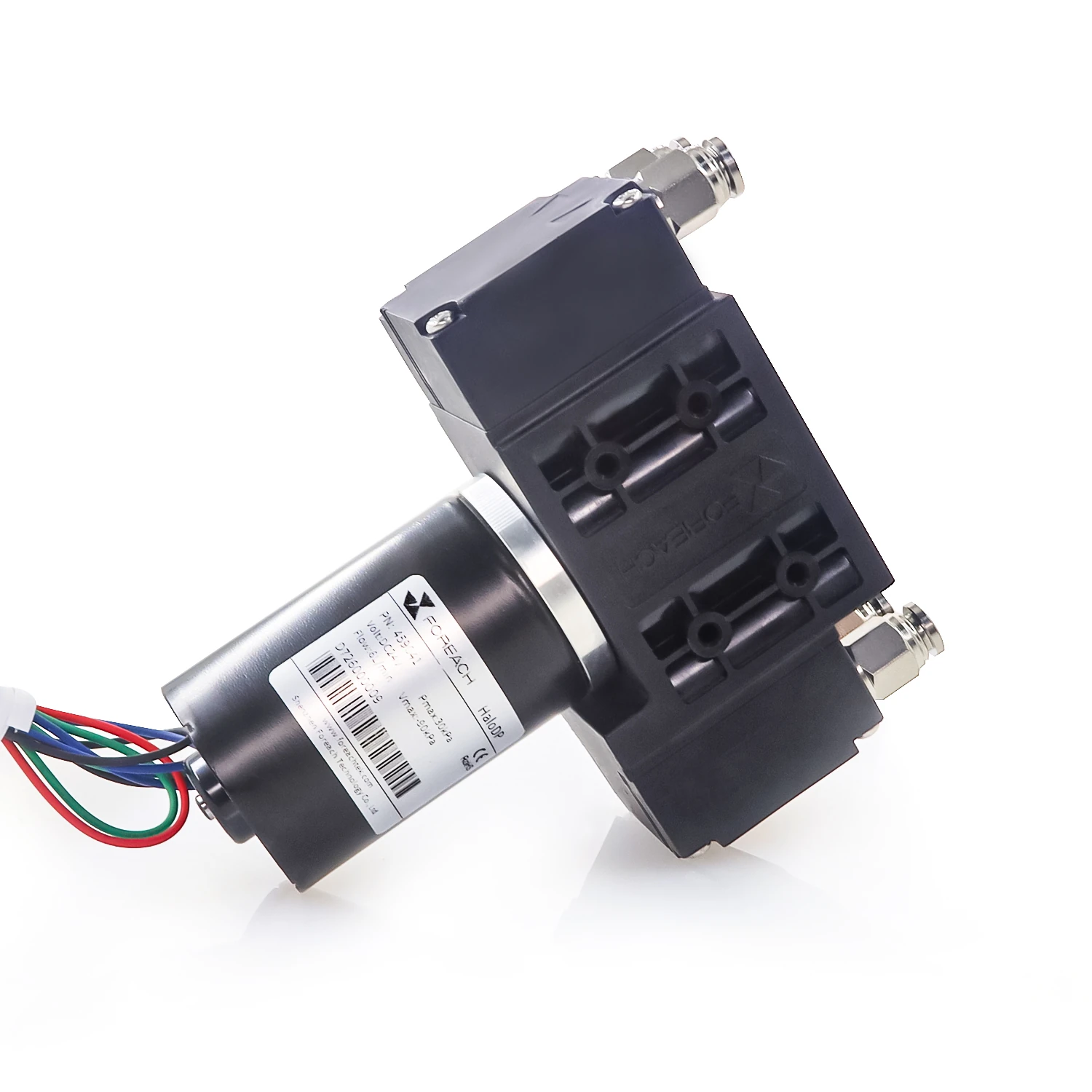 Foreach DPGL800 无刷隔膜管路排空泵，单头空载气体流量 6 L/min，用于清除仪器管路中的空气和残液
