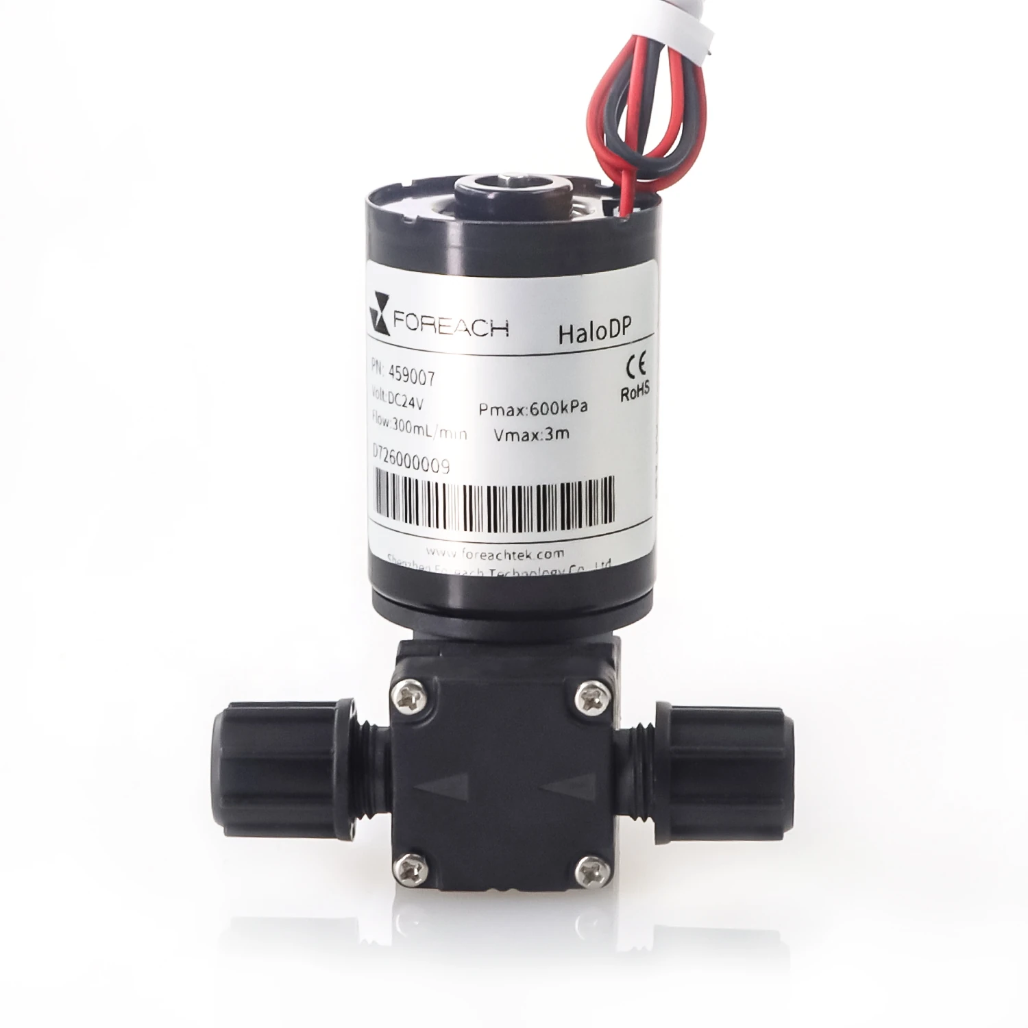 Foreach DPL30H 无刷隔膜液体循环泵，空载流量 300 mL/min，用于仪器高背压液路循环
